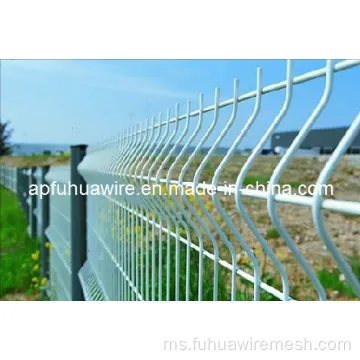 Panel mesh dawai bersalut PVC